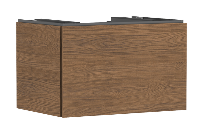 Mueble de baño 780/550 con 1 cajón para consolas con recorte en el centro