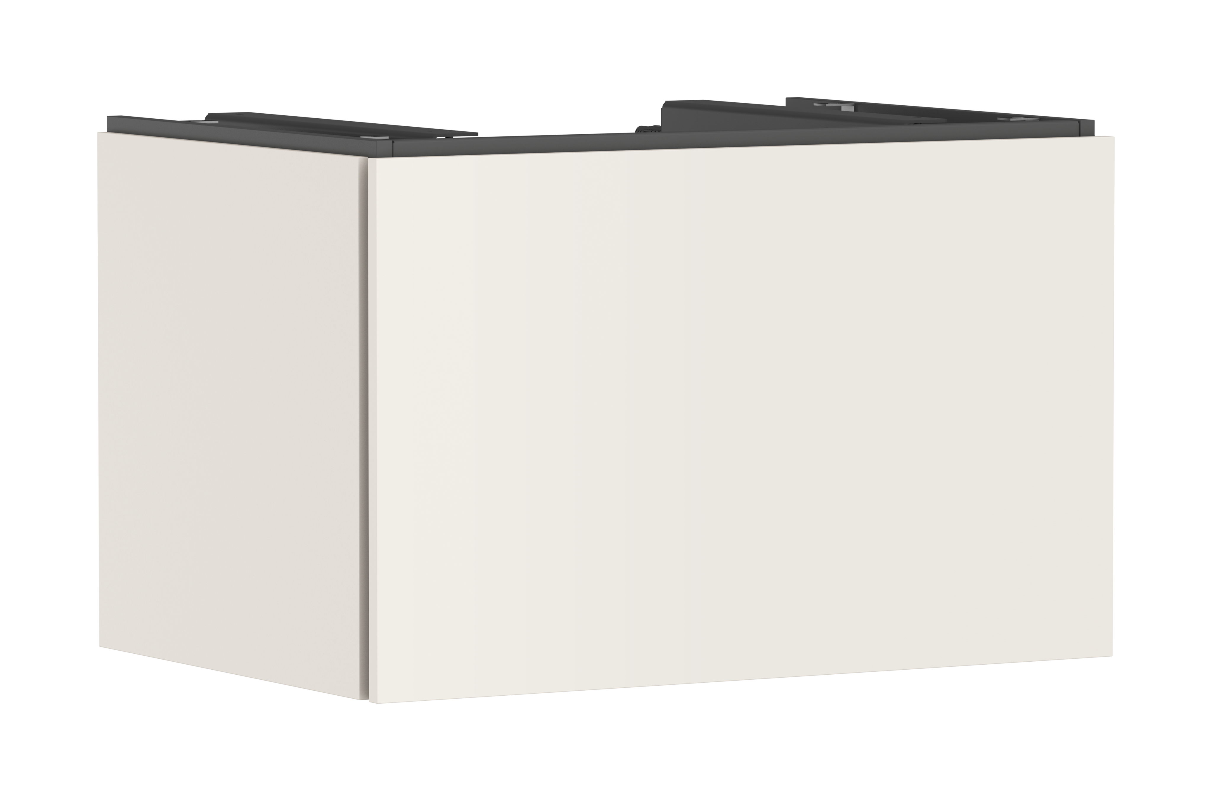 Waschtischunterschrank 780/550 mit 1 Schubkasten für Konsole mit Ausschnitt mittig