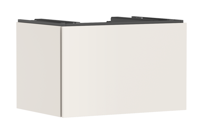 Mueble de baño 780/550 con 1 cajón para consolas con recorte en el centro