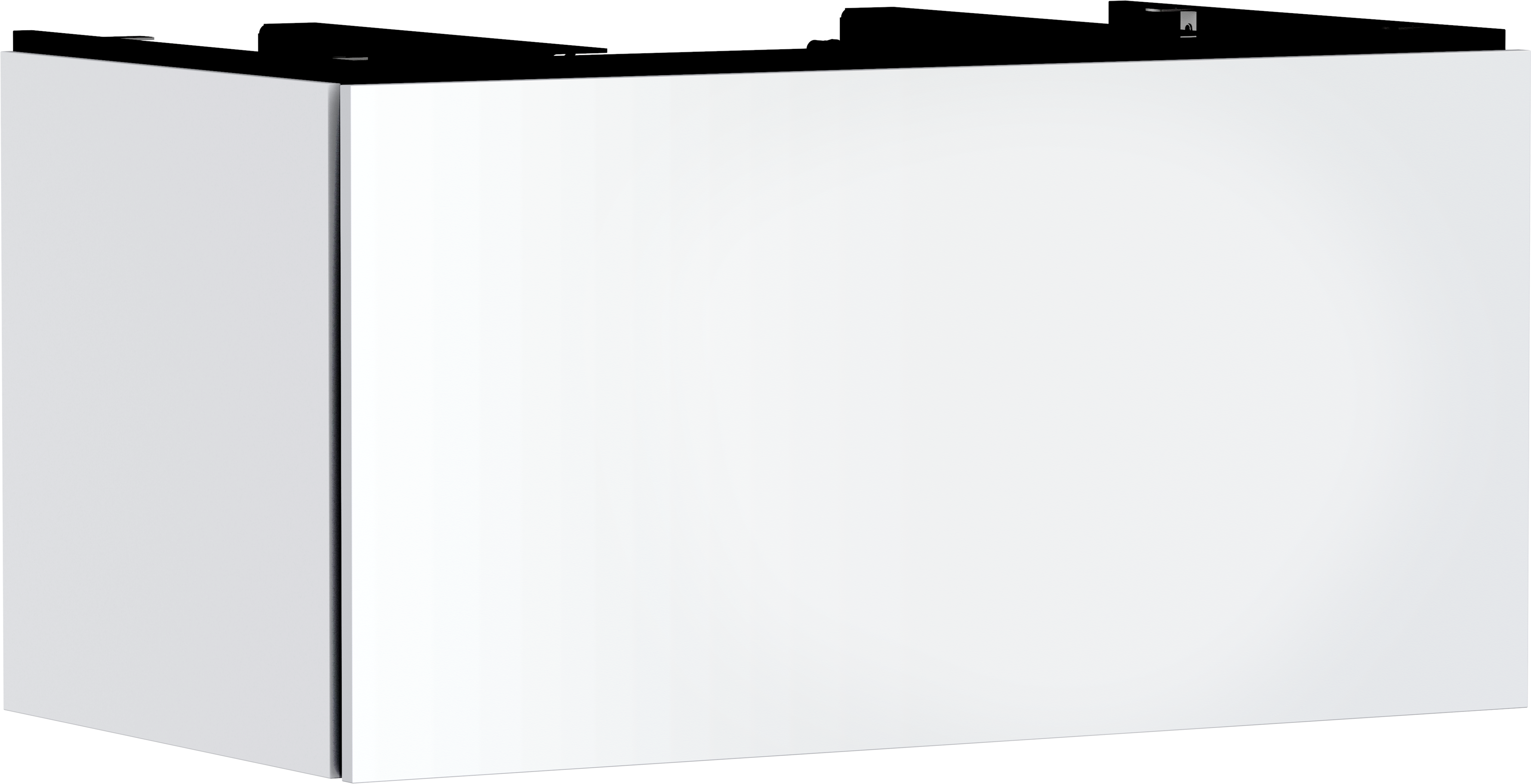 Mueble de baño 980/550 con 1 cajón para consolas con recorte en el centro