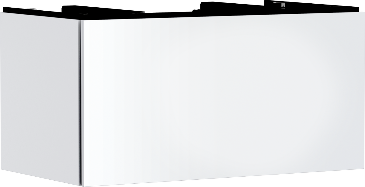 Waschtischunterschrank 980/550 mit 1 Schubkasten für Konsole mit Ausschnitt mittig