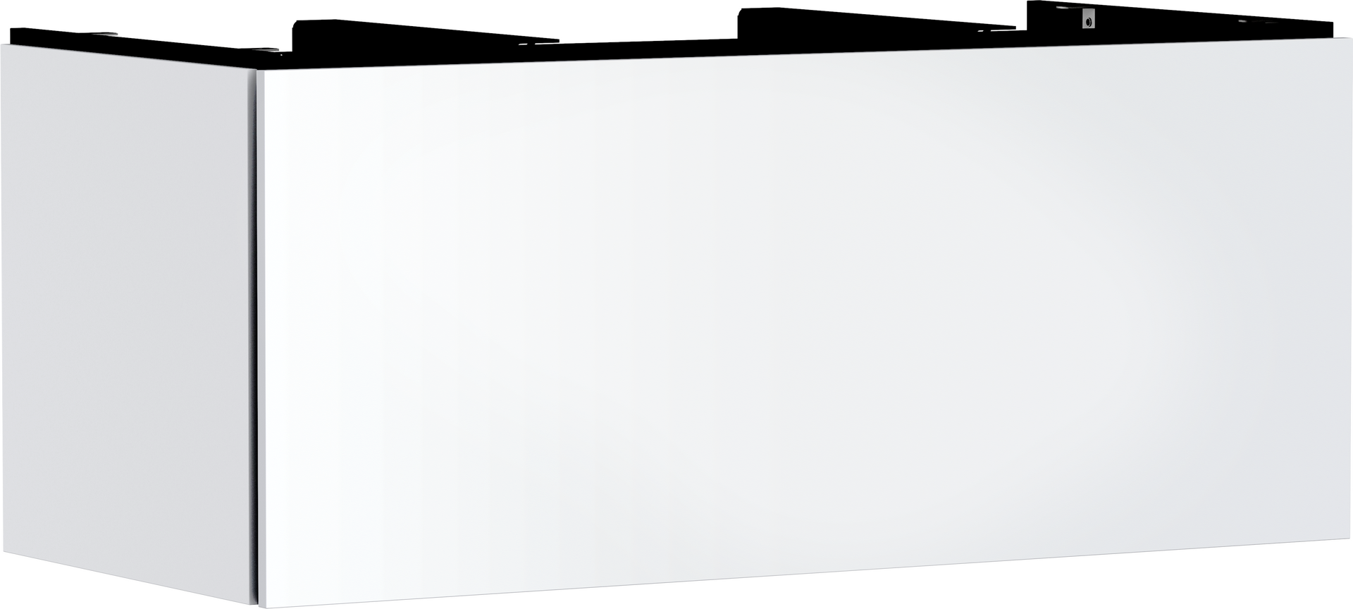 Mueble de baño 1180/550 con 1 cajón para consolas con recorte en el centro