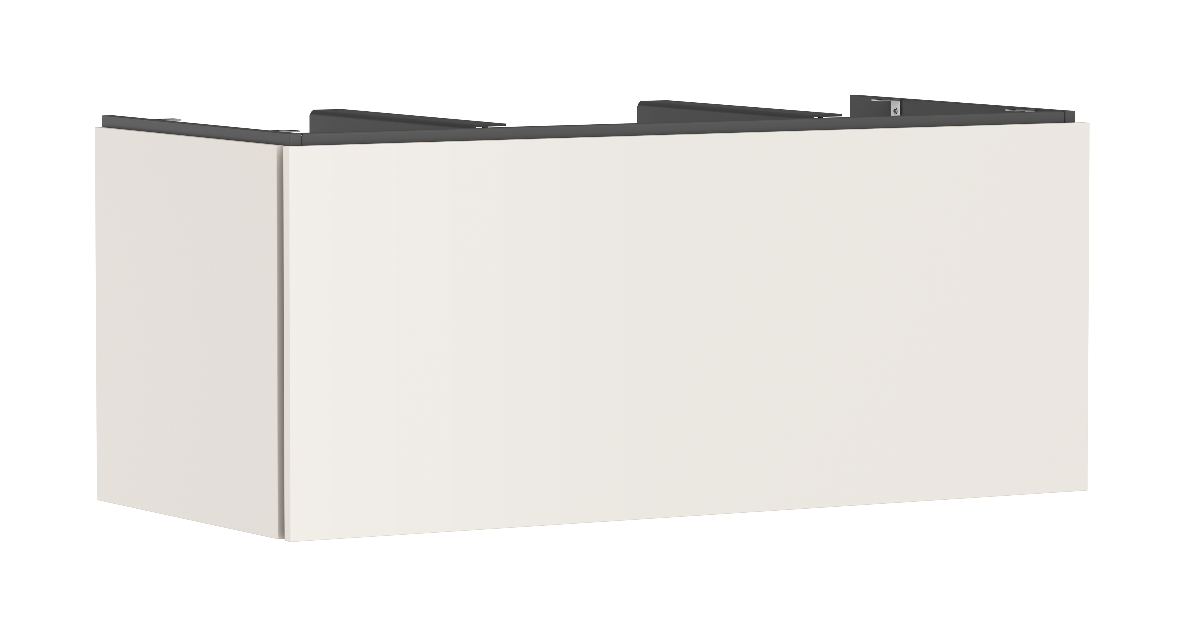 Vanity unit 1180/550 with 1 drawer for console with cutout middle