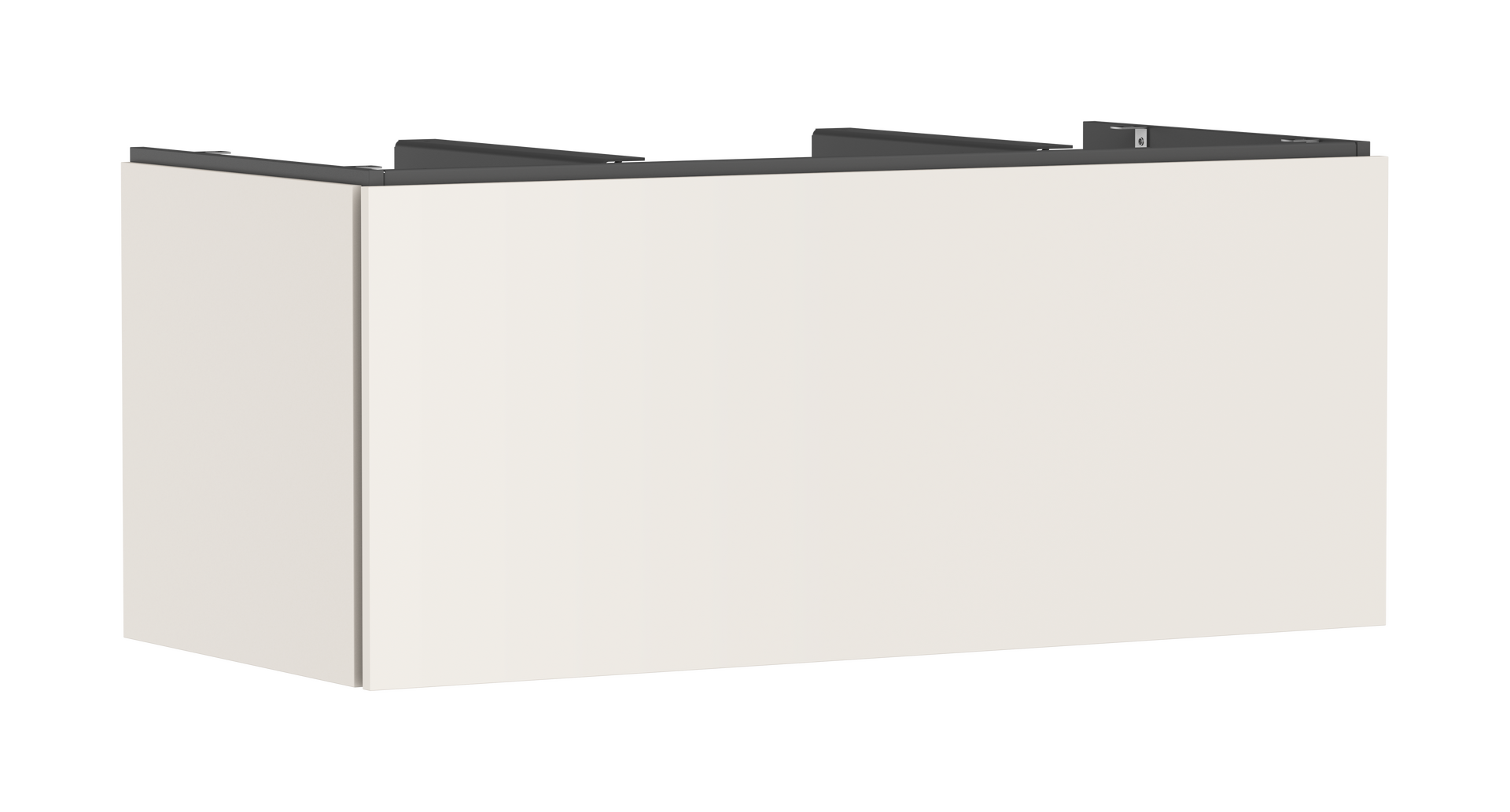 Vanity unit 1180/550 with 1 drawer for console with cutout middle