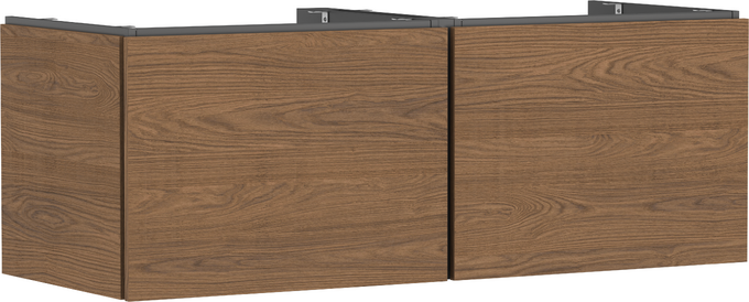 Xilesa E Meuble bas 1375/550 pour vasque/lavabo à poser, 2 tiroirs — 54268550