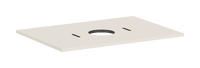 Console 780/550 with cutout middle for wash bowl without tap hole