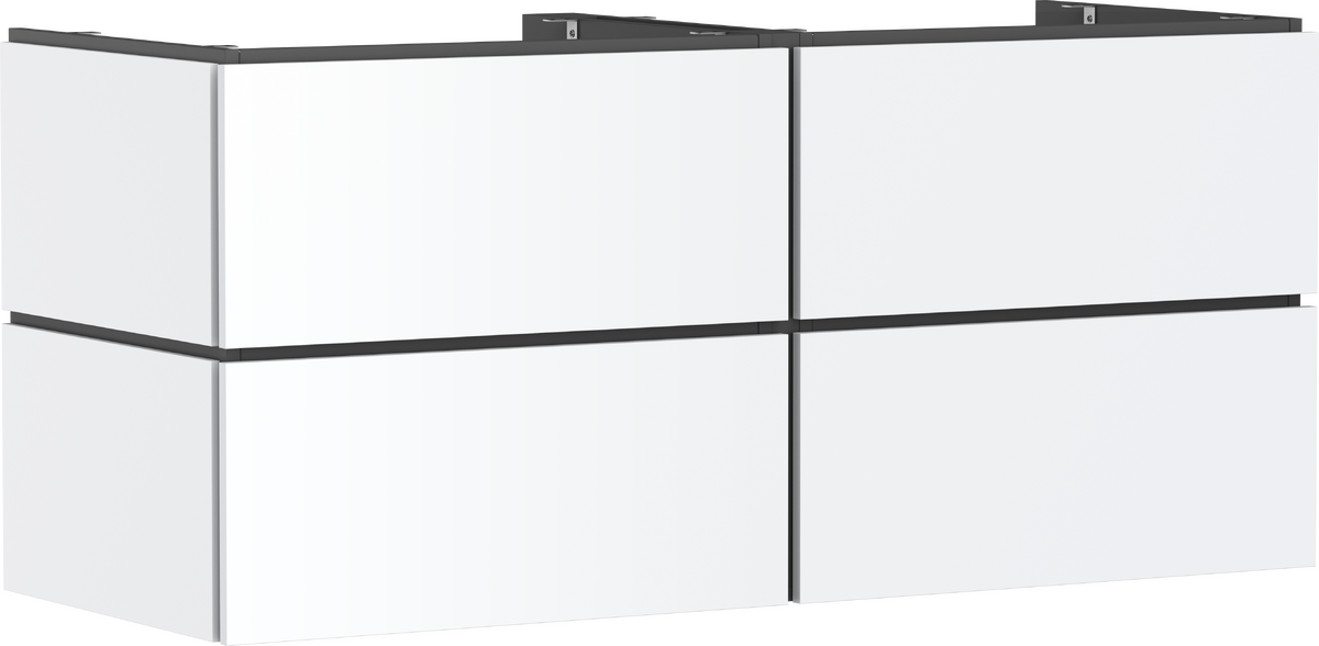 Vanity unit 1375/550 with 4 drawers PushOpen for console