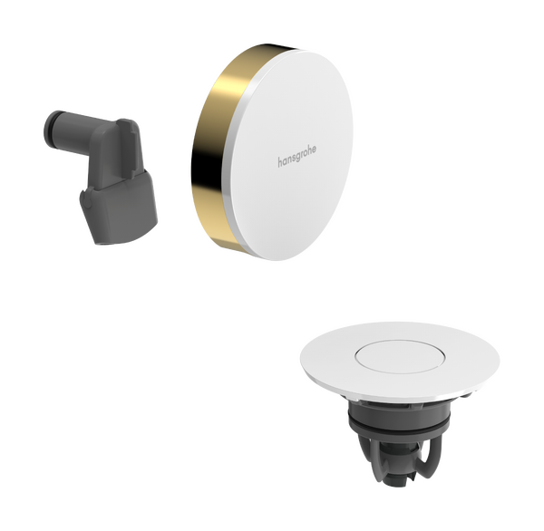 Finish set bath filler, waste and overflow set