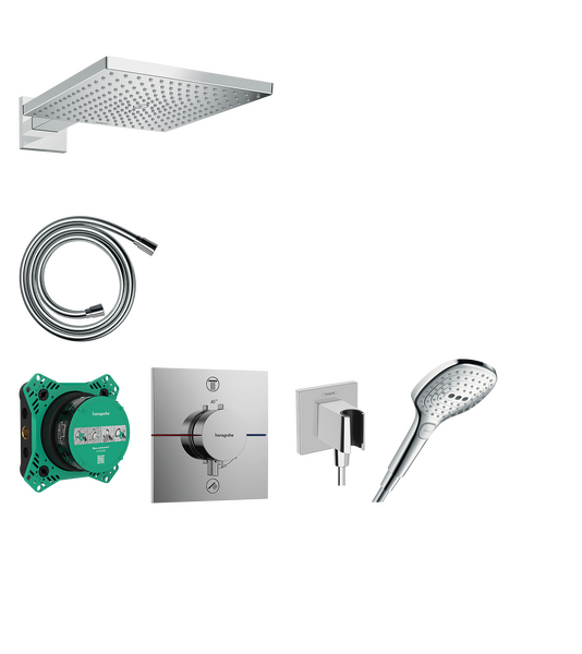 Ensemble de douche encastrée thermostatique Raindance E 300/ShowerSelect Comfort E Chromé