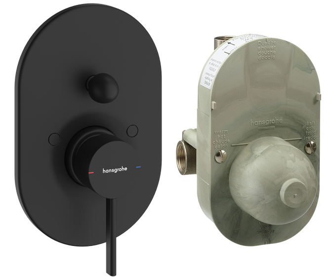 Set de finition pour mitigeur bain/douche encastré