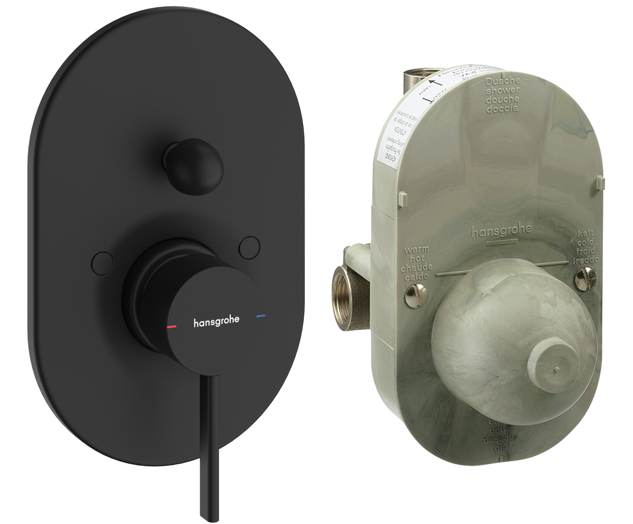 Set de finition pour mitigeur bain/douche encastré