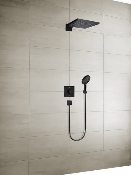 Ensemble de douche encastrée thermostatique Raindance E 300/ShowerSelect Comfort E Noir mat