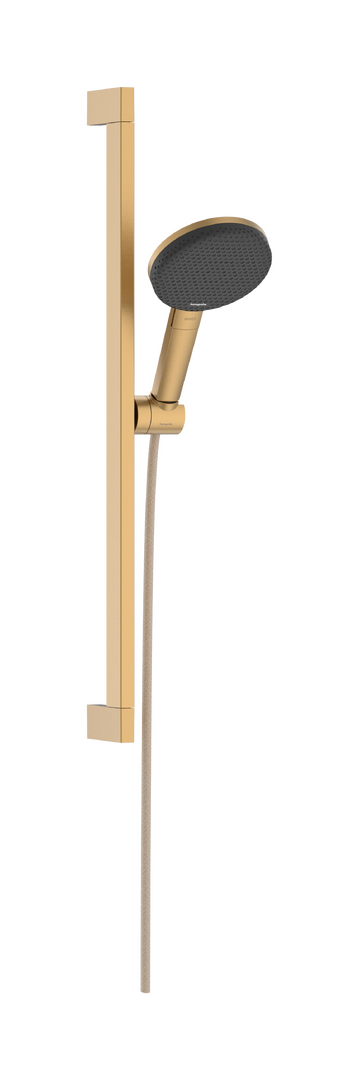 Shower set 125 3jet EcoSmart with shower bar Unica E Puro 65 cm and easy slide hand shower holder