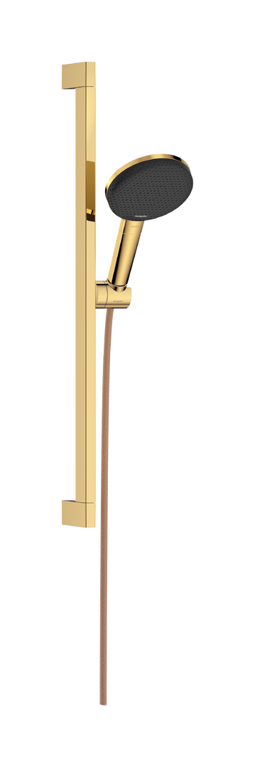 Shower set 125 3jet EcoSmart with shower bar Unica E Puro 65 cm and easy slide hand shower holder