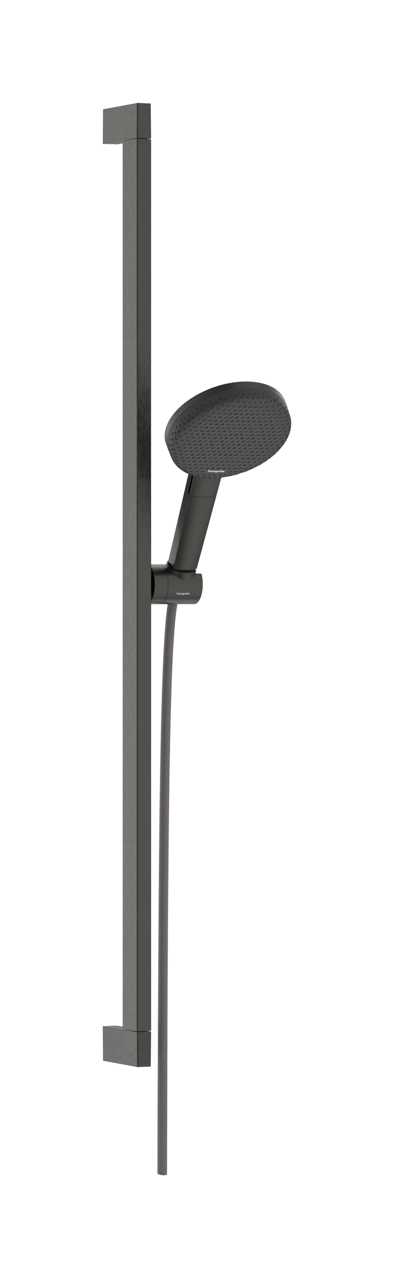 Shower set 125 3jet EcoSmart with shower bar Unica E Puro 90 cm and easy slide hand shower holder