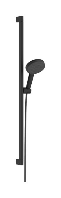 Brauseset 125 3jet EcoSmart mit Brausestange Unica E Puro 90 cm und Easy Slide Brausehalter