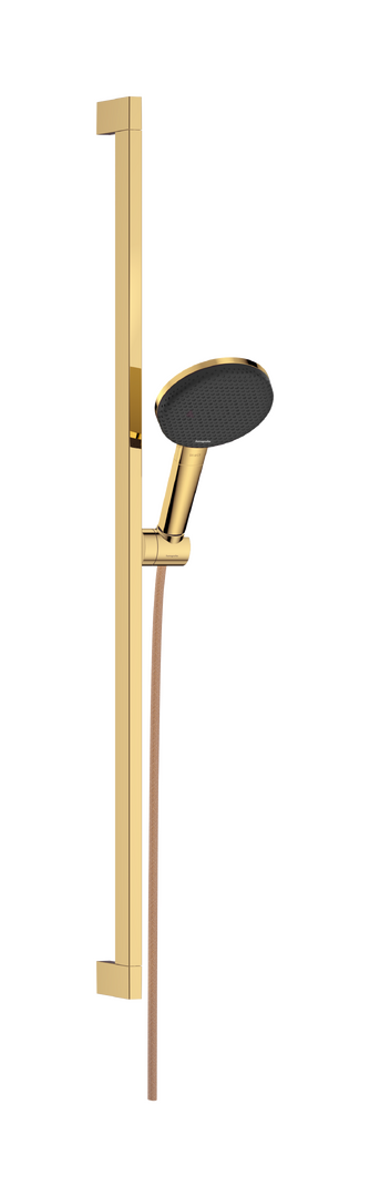 Zestaw prysznicowy 125 3jet EcoSmart z drążkiem Unica E Puro 90 cm EasySlide