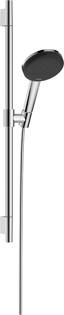 Shower set 125 3jet EcoSmart with shower bar Unica S Puro 65 cm