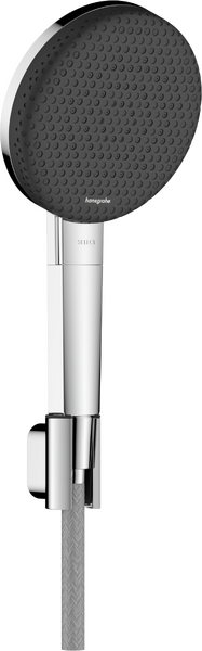 Sada se sprchovým držákem 125 3jet EcoSmart s textilní hadicí Designflex 160 cm