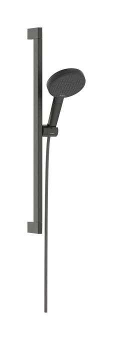 Shower set 125 3jet EcoSmart with shower bar Unica E Puro 65 cm and easy slide hand shower holder