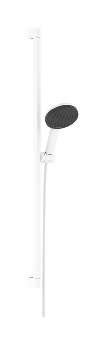 Brauseset 125 3jet EcoSmart mit Brausestange Unica E Puro 90 cm und Easy Slide Brausehalter