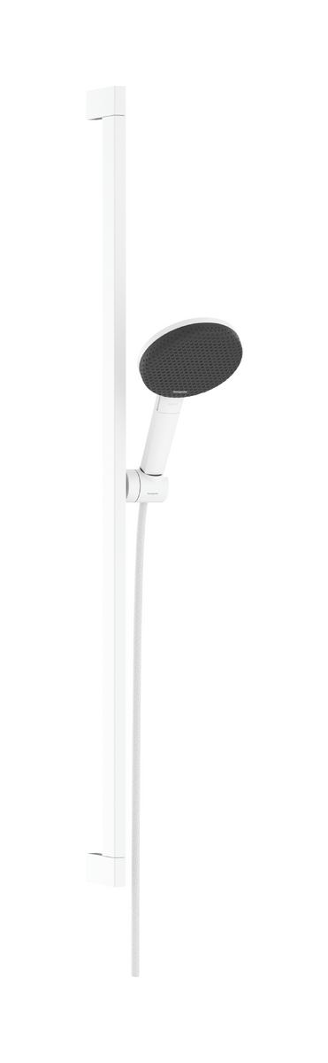 Shower set 125 3jet EcoSmart with shower bar Unica E Puro 90 cm and easy slide hand shower holder