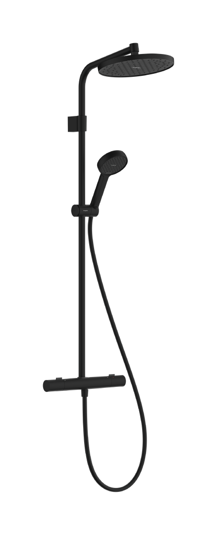 Showerpipe 240 1jet EcoSmart with thermostat Ecostat Fine Varia DZR