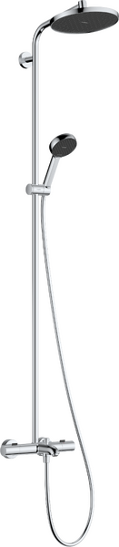 Colonne de douche 240 1jet EcoSmart avec mitigeur thermostatique Ecostat Fine Chromé