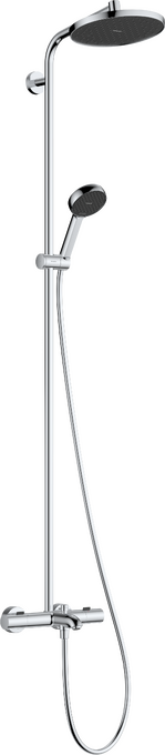 Showerpipe 240 1jet EcoSmart med kartermostat Ecostat Fine