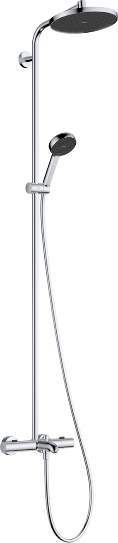 Showerpipe 240 1jet EcoSmart med kartermostat Ecostat Fine