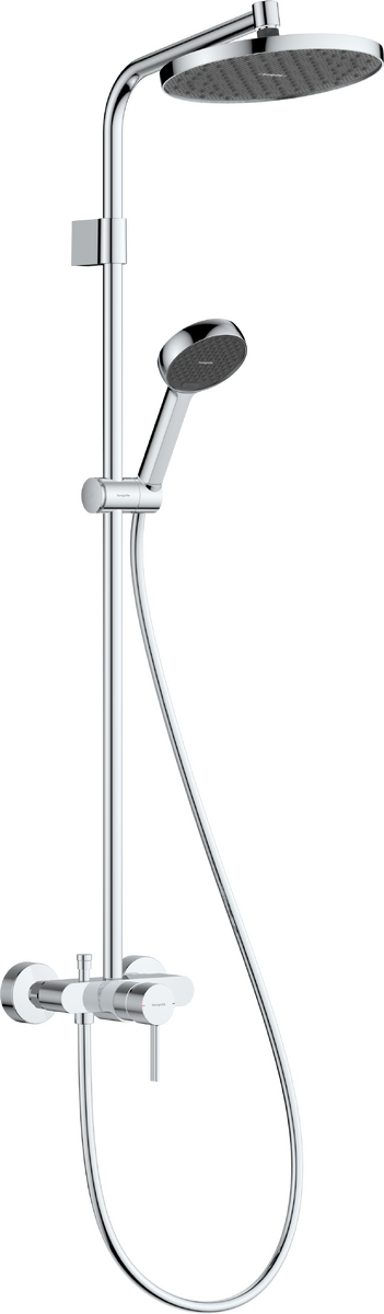 Showerpipe 240 1jet EcoSmart with single lever mixer Varia