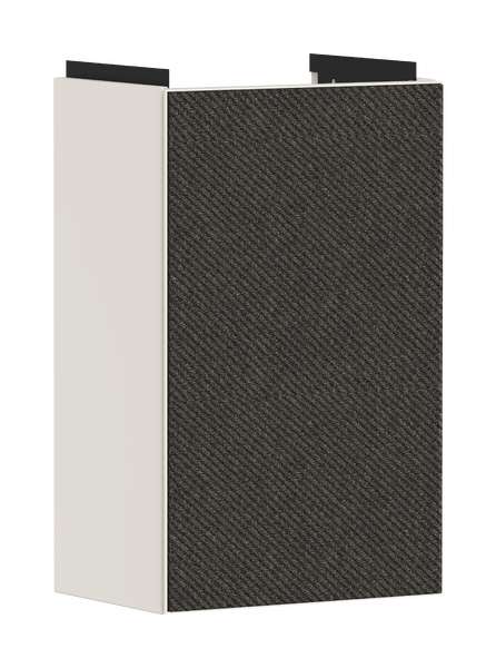 Onderkast 340/245 voor handwasbak, deurscharnier links Textile Dark Grey