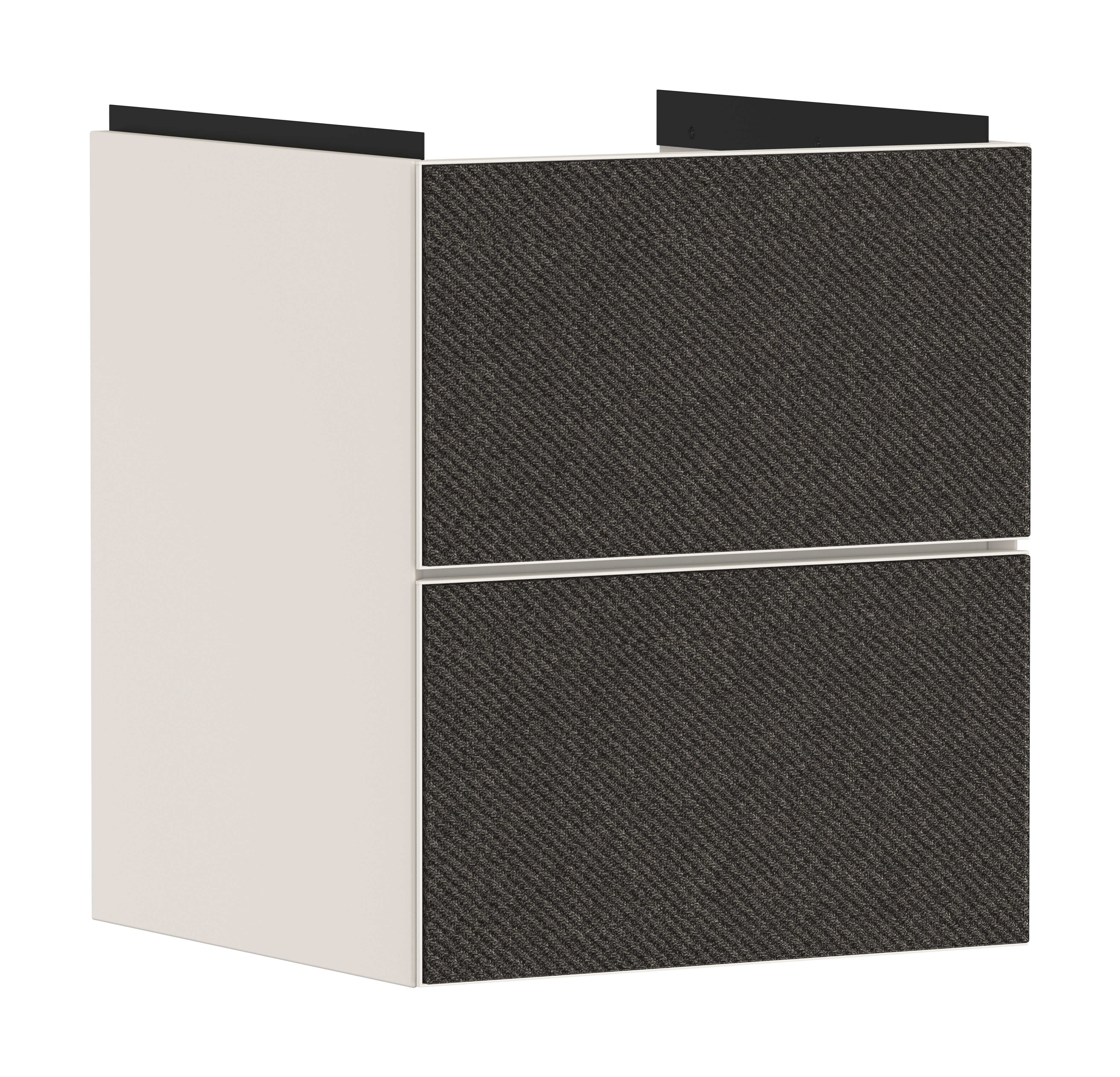 badmeubel Sand Matt Beige 480/475 met 2 lades voor wastafel