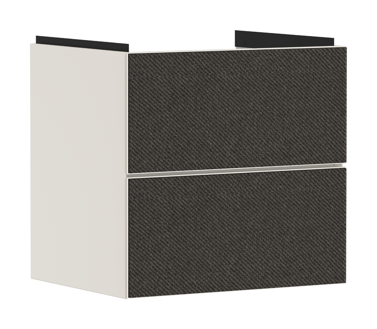 Szafka pod umywalkę wiszącą z 2 szufladami 580/475