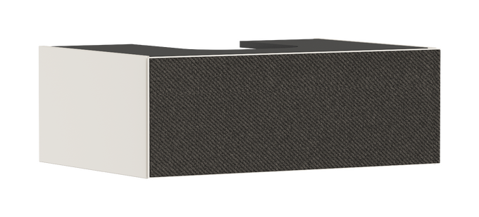 Base sottolavabo con 1 cassetto Beige Sabbia Opaco 780/550 per top con foro centrale