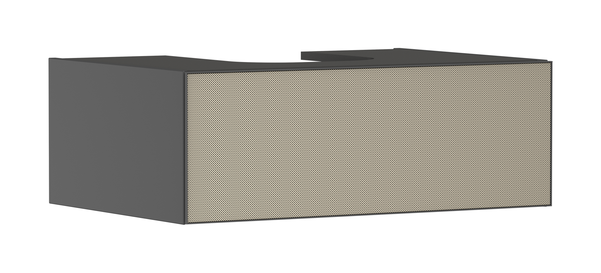 Meuble bas pour vasque/lavabo à poser 780/550