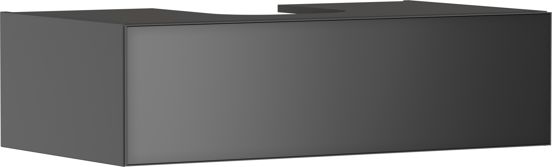 Szafka pod szlifowaną umywalkę wpuszczaną w blat/nablatową z 1 szufladą 980/550