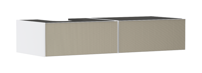 Meuble bas pour vasque/lavabo à poser 1370/550