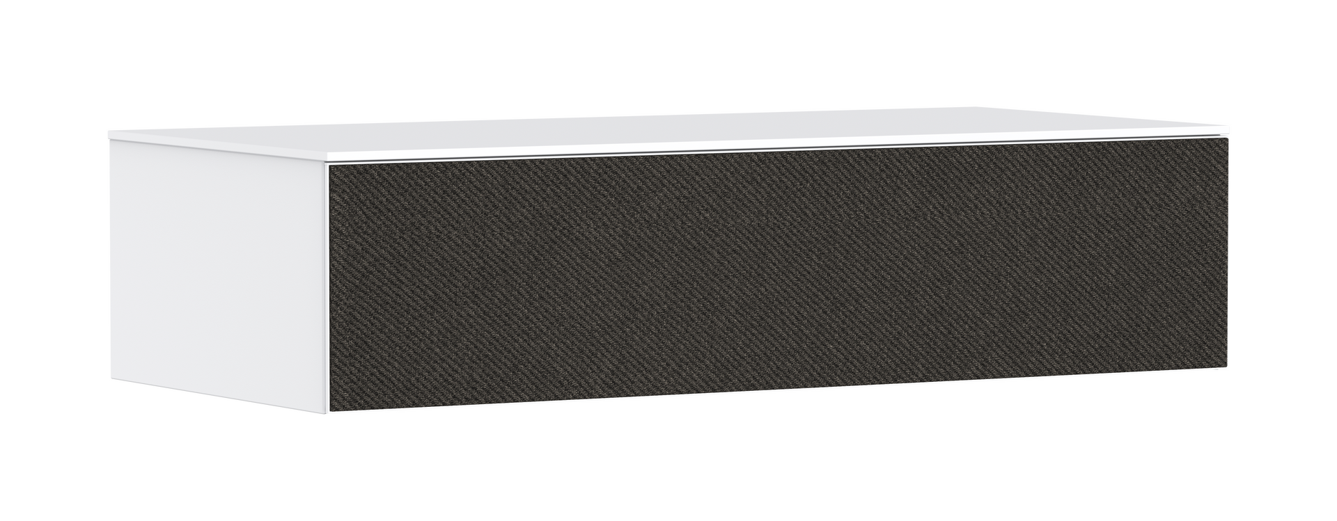 Sideboard mat hvid 1180/550 med 1 skuffe til bordplade uden udskæring