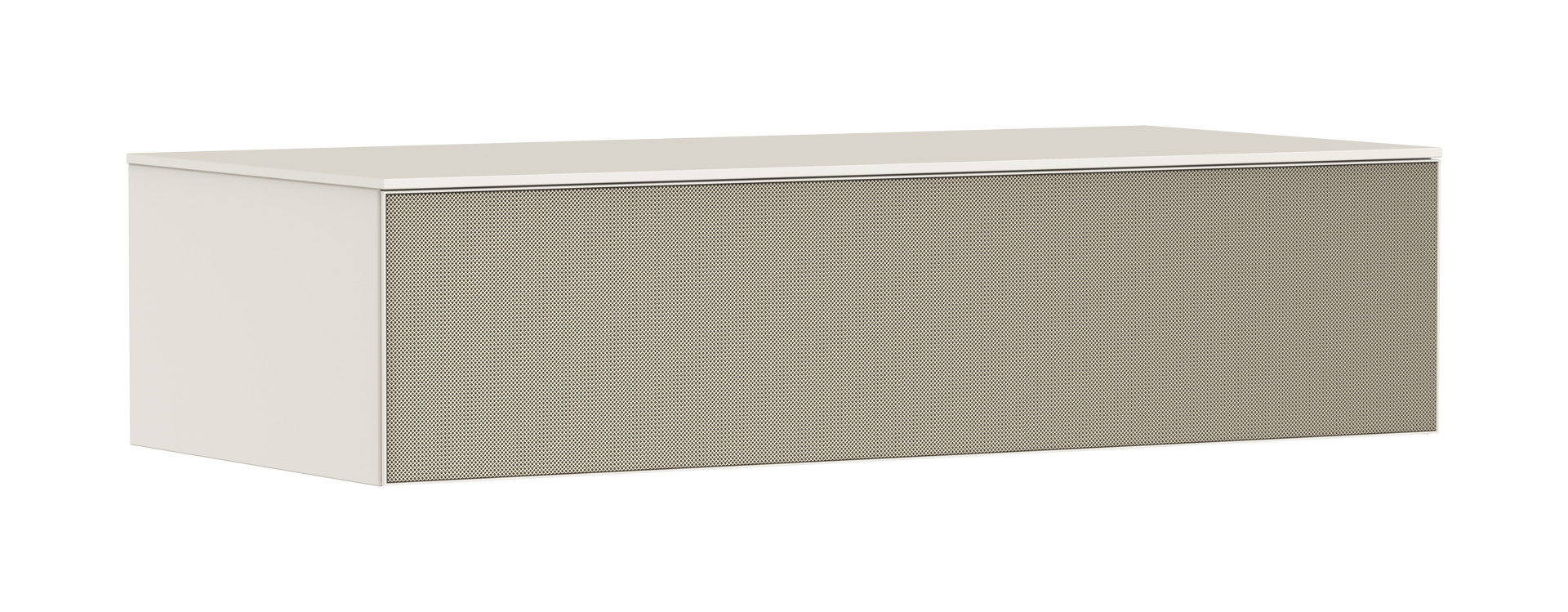 Sideboard Sandbeige Matt 1180/550 mit 1 Schubkasten und Abdeckplatte