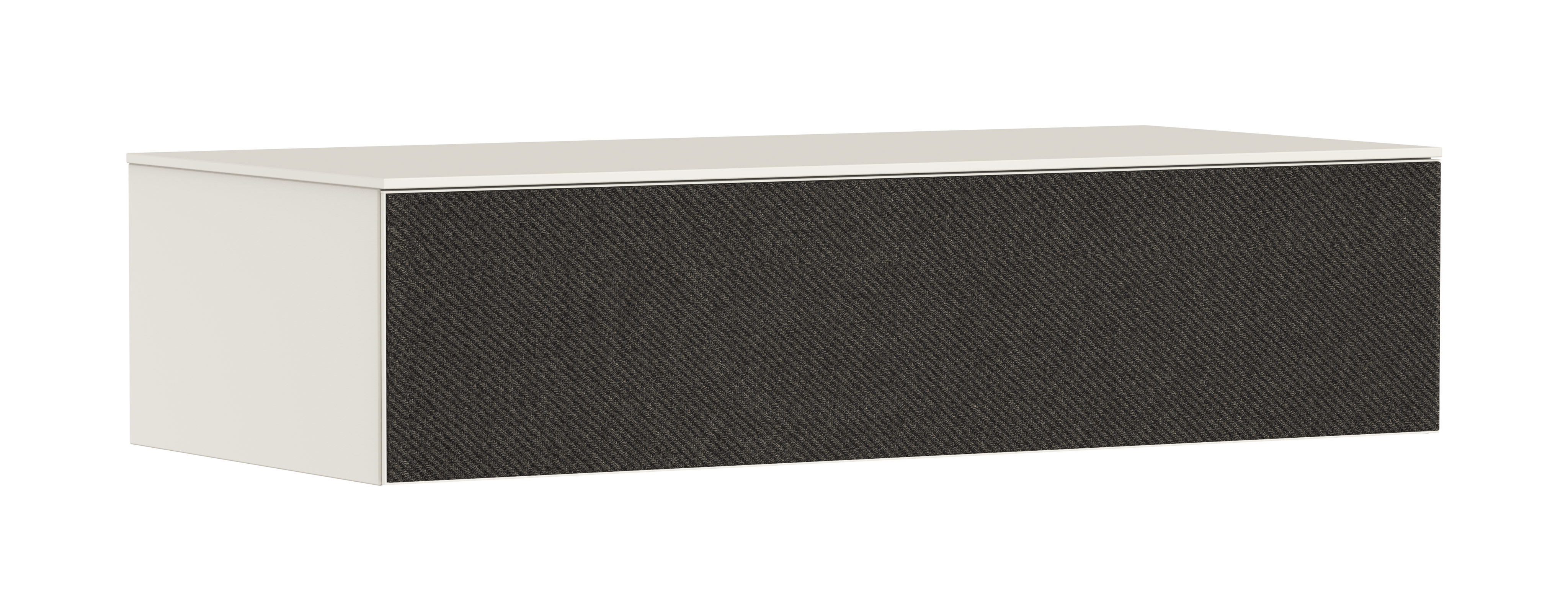Sideboard Sand Matt Beige 1180/550 with 1 drawer and cover plate