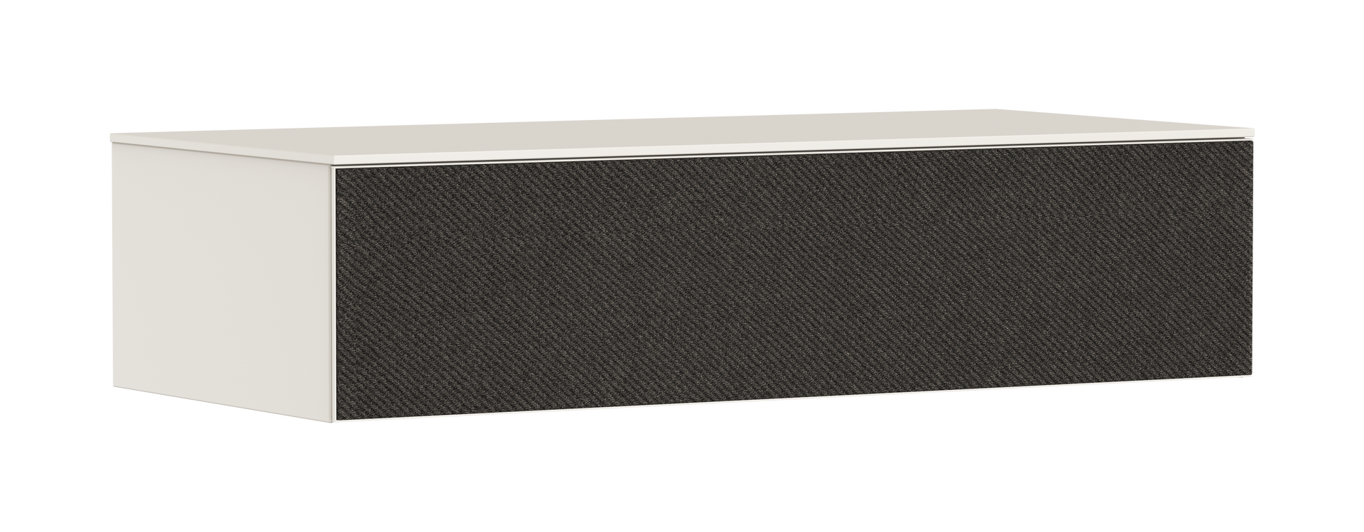 Skrinka/lavica piesková matná béžová 1180/550 s 1 zásuvkou