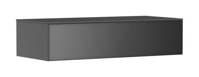 Sideboard Schiefergrau Matt 1180/550 mit 1 Schubkasten und Abdeckplatte