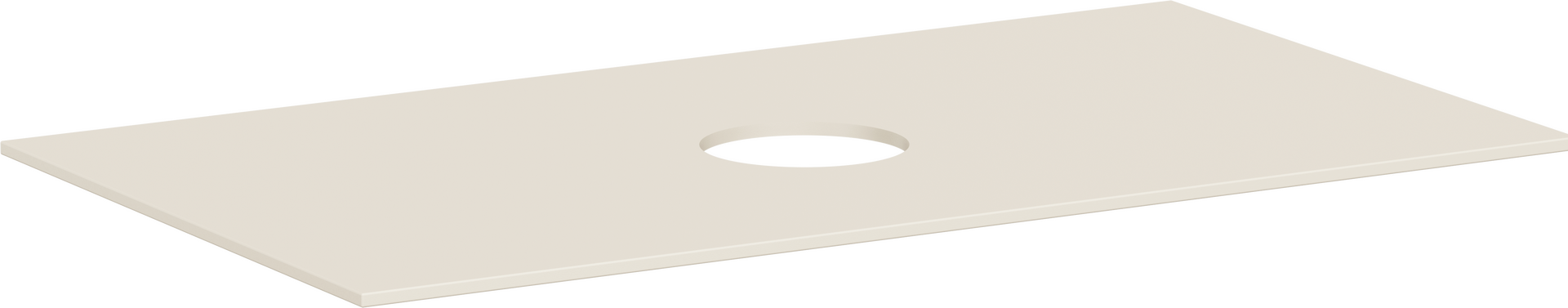 Console 980/550 with cutout middle for wash bowl without tap hole