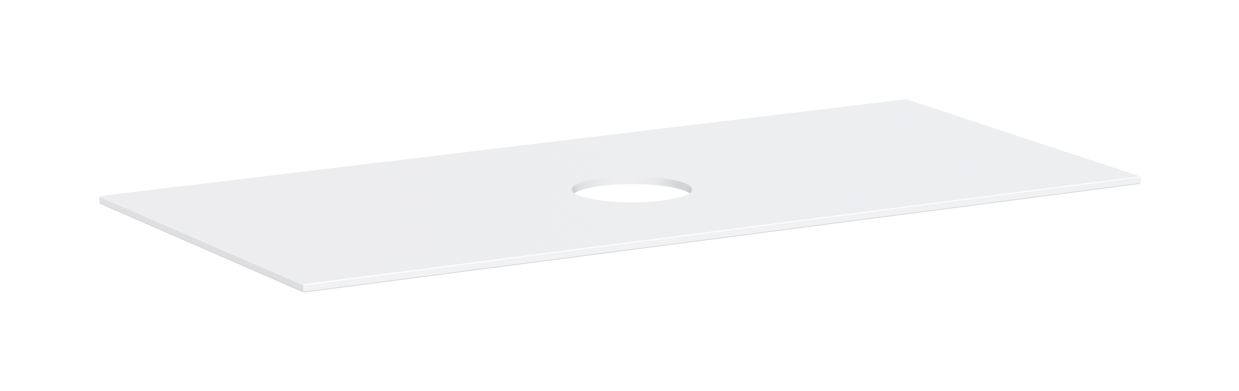 Console 1180/550 with cutout middle for wash bowl without tap hole