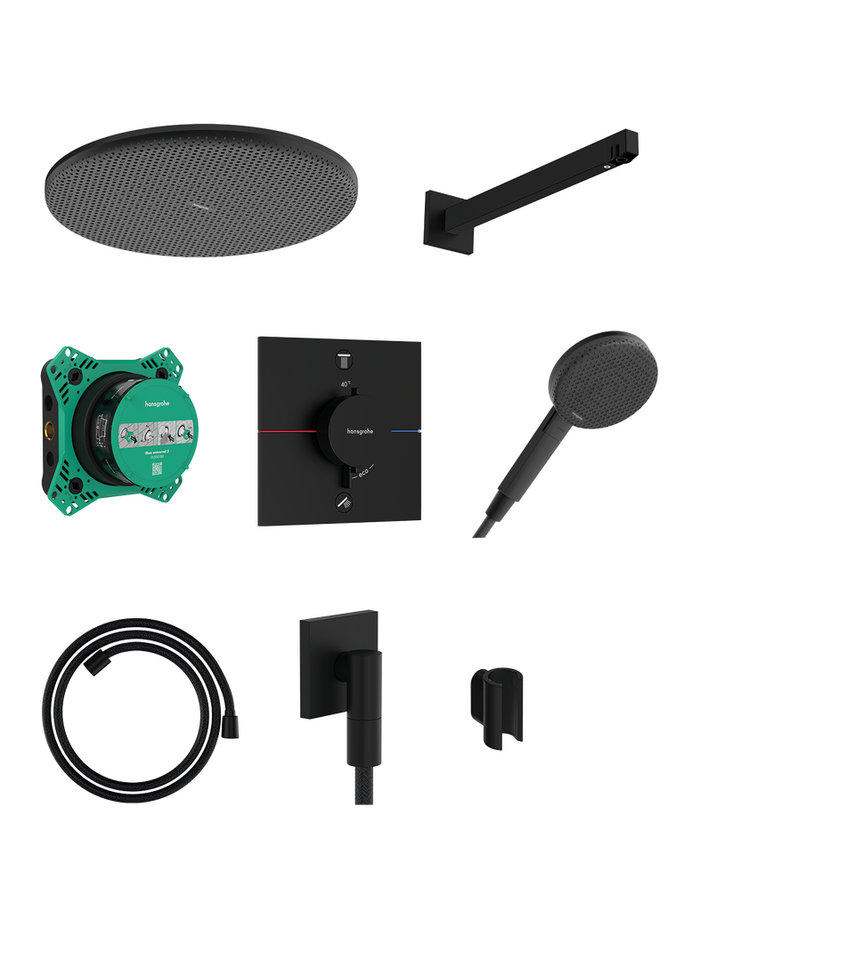 Design ShowerSet 300 1jet with ShowerSelect Comfort E and basic set iBox universal 2