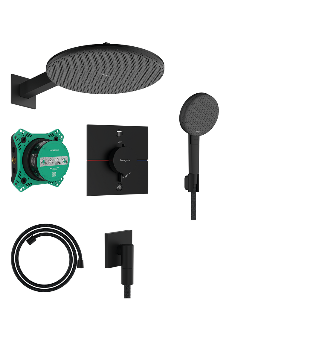 Brusersystem til indbygning 300 1jet med termostat med iBox universal 2