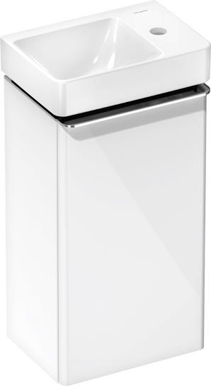 hansgrohe Xelu Q Vanity unit set High Gloss White 340/245 door