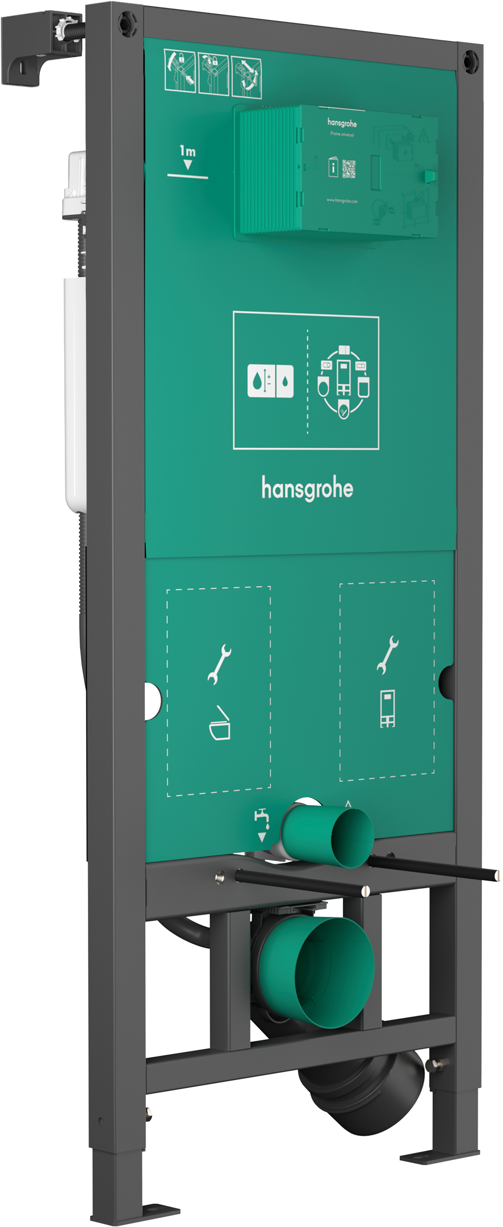 Unterputzspülkasten 1120 für Wand WC