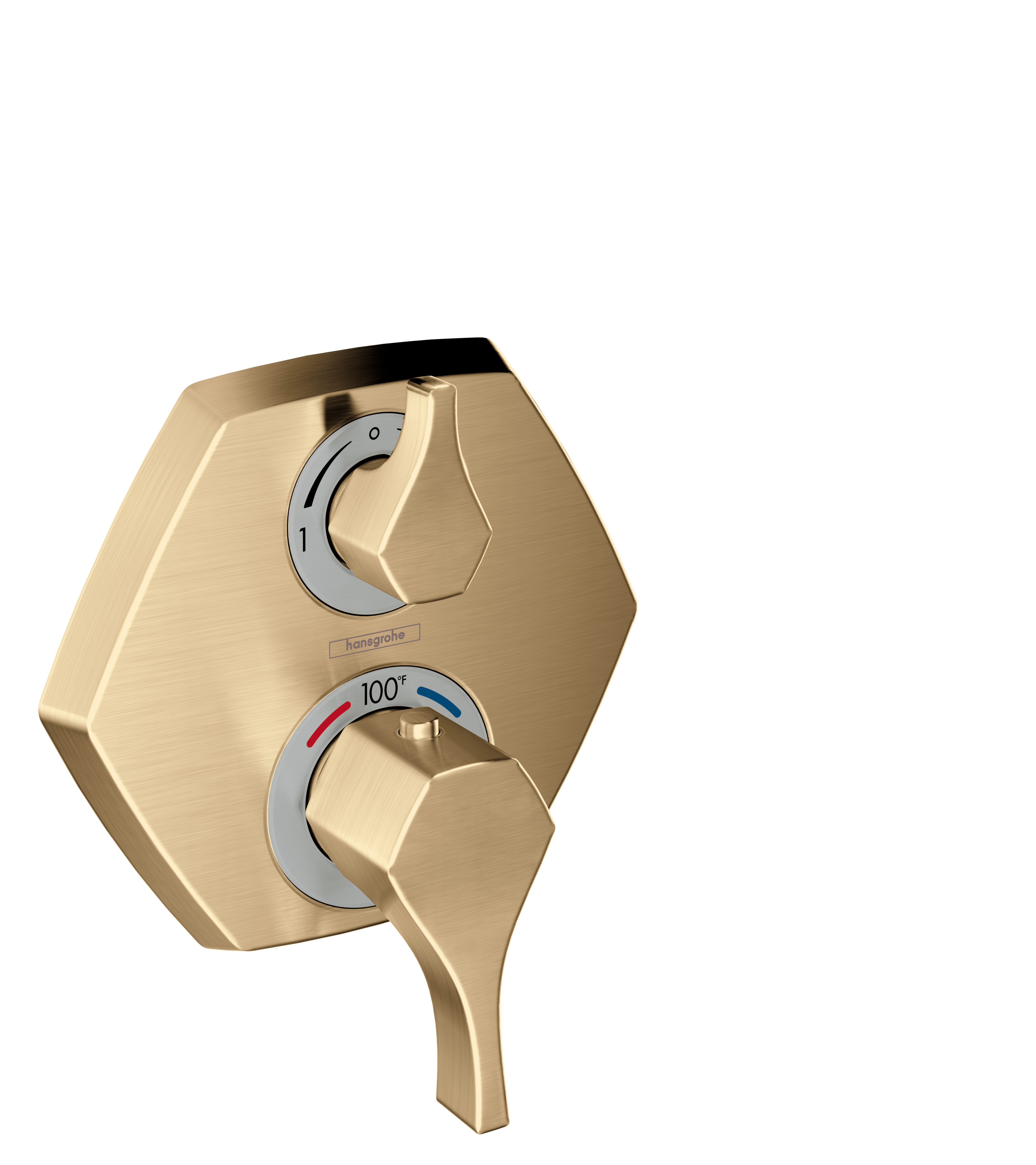 Thermostatic Trim with Volume Control and Diverter